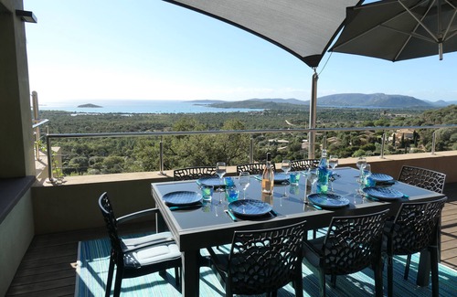 Sainte-Lucie-de-Porto-Vecchio Villa | Exceptional sea view. Not overlooked, 10 minutes from Porto Vecchio, heated pool