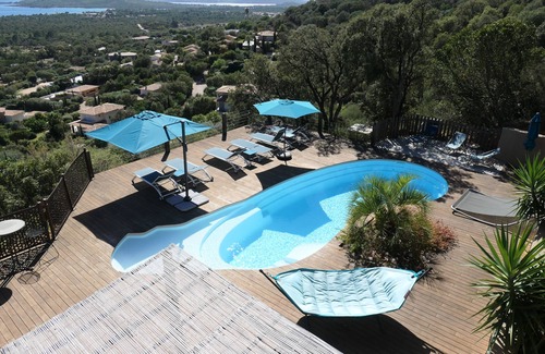 Sainte-Lucie-de-Porto-Vecchio Villa | Exceptional sea view. Not overlooked, 10 minutes from Porto Vecchio, heated pool