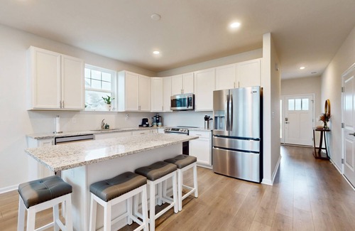 Ocean View House | Friendship Creek dog-friendly townhome with pool, dog parks, bikes, & W/D