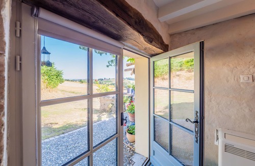 Vaux-Lavalette Apartment | Full AC and heating, private hot tub, high speed WiFi with spectacular views