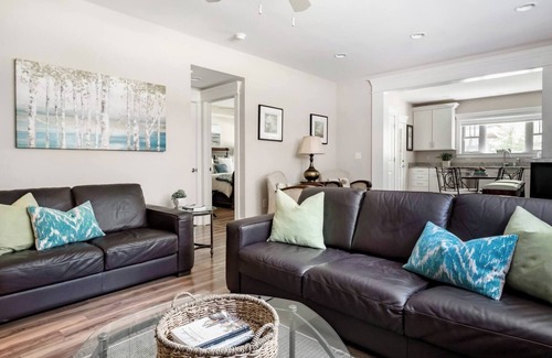 Bear Creek House | Fully furnished, spacious garden apt! Walk to everything in West Asheville.