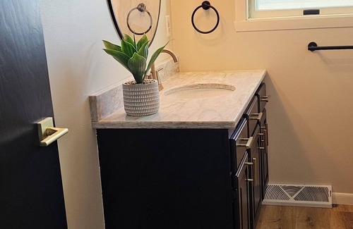 Pickett Apartment | Furnished accommodation with kitchen, one full bath and 2 bedroom's.