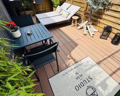Fortschwihr House | Gîte Studio Alsa 15 avec Jacuzzi privatif