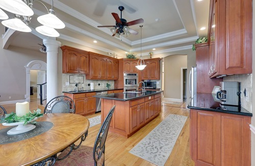 Mid America House | Game Room & Private Pool: Home in Hot Springs!