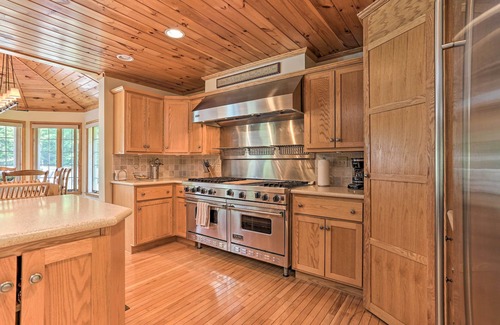 Hancock House | Game Room, Yard + Hot Tub: Spacious Catskills Home