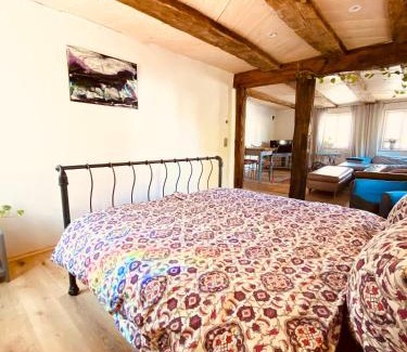 Nehren Apartment | Ganze Wohnung - Erdgeschoss - sehr ruhig - Hundefreundlich - Regendusche - Bodenheizung - Küche - easy Check-in mit Schlüsselbox