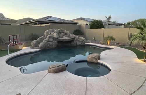 Estrella Mountain Ranch House | Gated Golf Course community with beautiful backyard oasis!