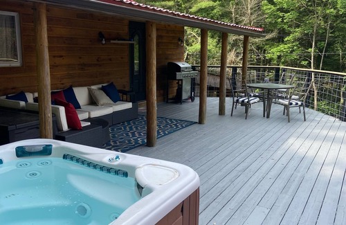 Town of Lumberland Ski Chalet | Giant chalet with private lake access. Hot tub. pet friendly. ultimate game room