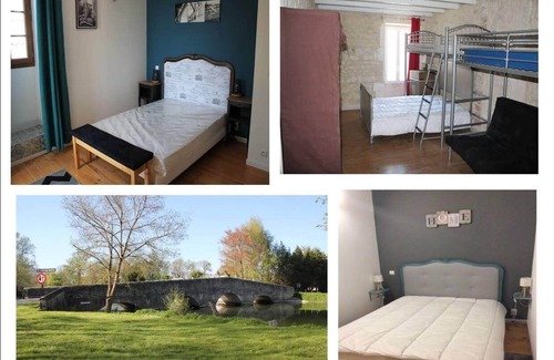 Vibrac House | Gîte 6p in the heart of a small Charentais village