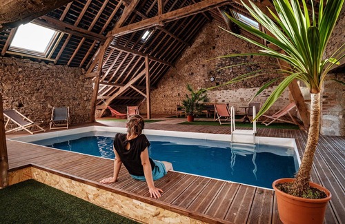 Saint-Dizier-les-Domaines House | Gite with private indoor pool and relaxation area. High-speed Wi Fi