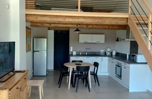 Mornas Apartment | Gite Letang de Condi Studio 55 m2 , 4 Pers , Clim , Wifi, Jardin , Terrasse