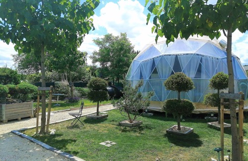 Fertorakos Ski Chalet | Glamping Dome on Lake Neusiedl with climate