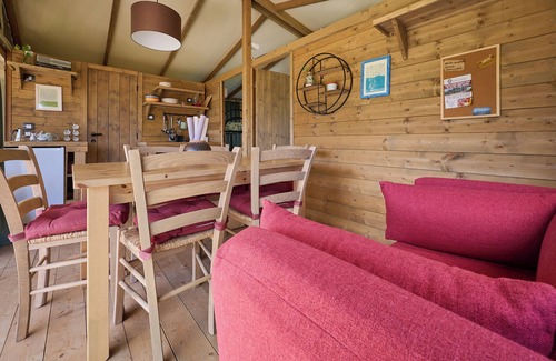 Piombino RV Rental | Glamping 'Familiare Vicino Al Mare' with Private Terrace, Private Garden and Wi-Fi