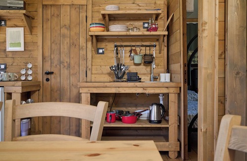 Piombino RV Rental | Glamping 'Familiare Vicino Al Mare' with Private Terrace, Private Garden and Wi-Fi