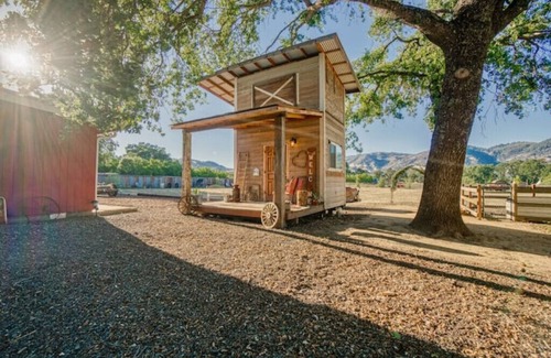 Upper Lake RV Rental | Glamping Tent with gorgeous mountain views&Animalsn