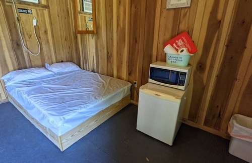 Helmsburg Cabin | "Goins" Camping Cabin #11 | Pet Friendly