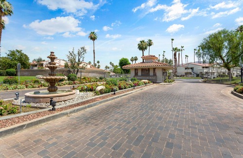 Palm Springs Condo | Gorgeous 2 BR+2BA “D” Mesquite Country Club Condo.