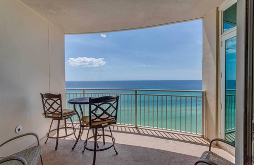 Panama City Beach Condo | GORGEOUS AQUA 2 BR 2 BATH W/BUNK. MASTER ON THE GULF! BEACH CHAIRS INCLUDED.