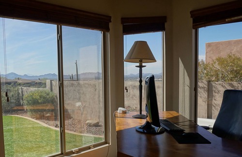 McDowell Mountain Ranch House | Gorgeous Custom Home With Breathtaking Mountain & City Light Views!