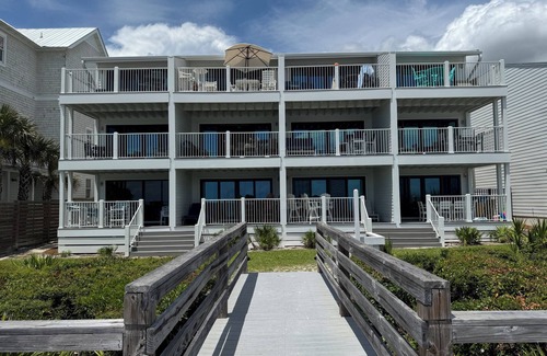 Seacrest Condo | Gorgeous Gulf Front Condo on 30A! Back Porch Opens to Private Beach