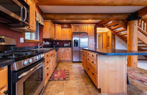 West Glacier Cabin | Gorgeous lakefront cabin with fireplace & deck - 5 miles to Glacier