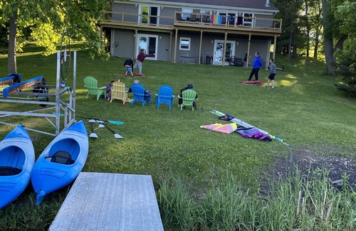 Juneau Cottage | Gorgeous sunrises will kick off your day at the lake