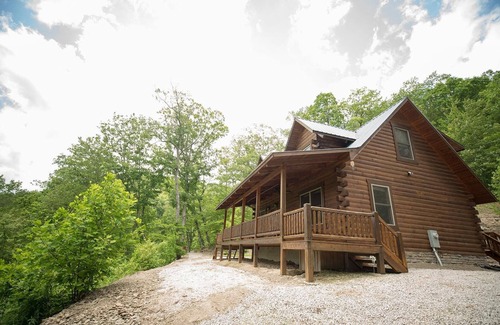 Means Cabin | Gorgeous, tree top views from this cabin