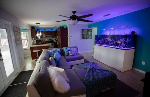 Tropic House | Gorgeous Urban Oasis W/hot Tub, Heated Pool And Private Movie Theater 3 Bedroom Home by RedAwning