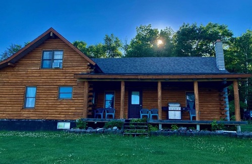 Garden Cottage | Gorgeous Views of Garden Golf Course from this Rustic Log Cottage - Golf, Fish, Hunt, Hike, Bike Central U.P. 1 HR to Pictured Rocks.