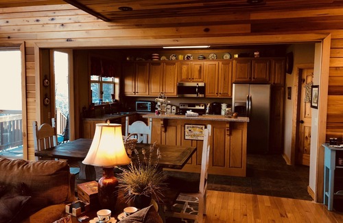 Mentone Cabin | Gorgeous Views of Lake and River one of a kind property sitting on the dam