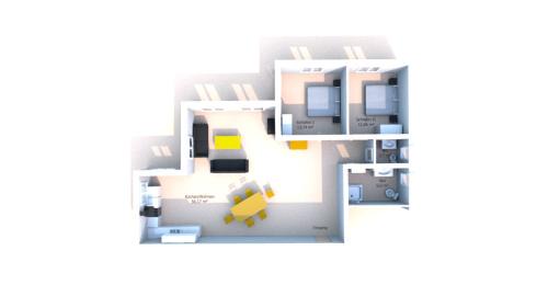 Gorxheimertal Apartment | Gorxheimertal 92qm Allergikerfreundlich 2 Schlafzimmer 2 WC Terrasse