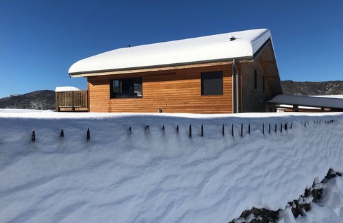 Saint-Julien-en-Vercors Ski Chalet | Grand Chalet Récent Avec Terrasses vue Montagne Dans le Vercors