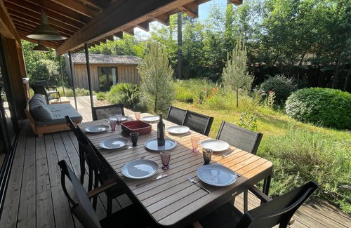 Lacanau Ski Chalet | Grande Escoure Chalet 165m2 a 60m du lac