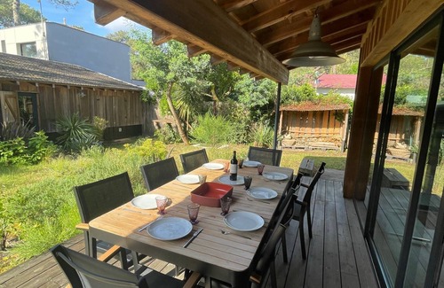 Lacanau Ski Chalet | Grande Escoure Chalet 165m2 a 60m du lac