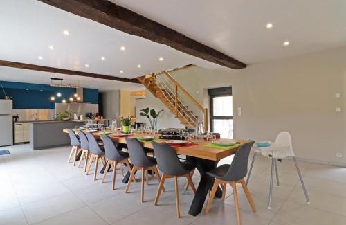 La Chapelle d'Audaine House | Grande maison familiale avec sauna privé, jeux extérieurs - FR-1-497-136