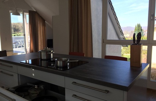 Wachtberg Apartment | Great apartment with a large sun balcony and a view of the Siebengebirge
