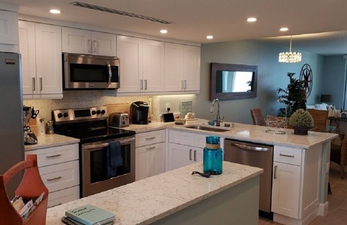 Marco Island Condo | Great Beach Views, Direct Access, Pickleball, New Kitchen & Heated Pool! Tower 3