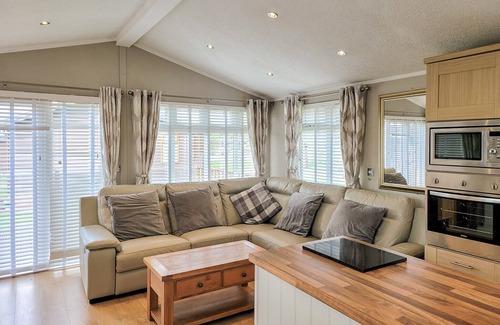 Carnforth Cabin | Gressingham 46 is extremely spacious, accommodating up to four guests in total comfort.
