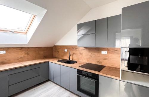 Hlohovec Apartment | Grey Apartment Hlohovec