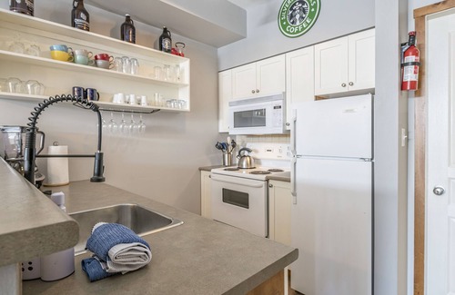 Silver Star Mountain Condo | Ground floor 1 bedroom + alcove condo - great access to trails and village