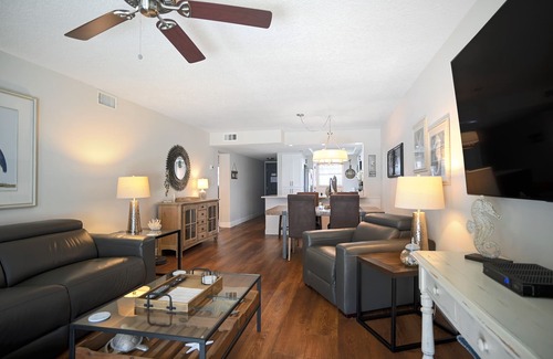 Cocoa Beach Condo | Ground Floor Luxury Condo Fully Updated With Great Ocean View - Unit 49