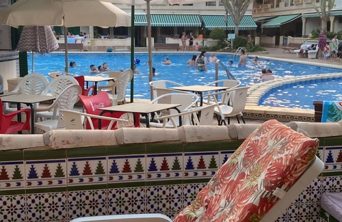 Puerto de Mazarron Apartment | Ground flr 2 bed Apt. With large communal pool; beaches; restaurants; cafés near