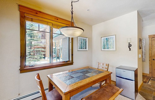 Keystone Condo | Ground level condo w/shared pool table & outdoor pool/hot tub - Dogs ok
