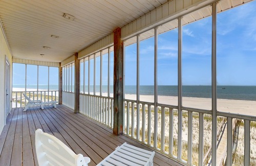Audubon Place House | Gulf-front home in a gated community w/easy access to the beach & amazing views