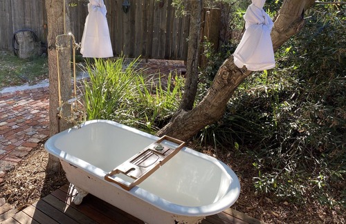 Furnissdale House | Gypsy Van Tiny House with unique outdoor bathroom
