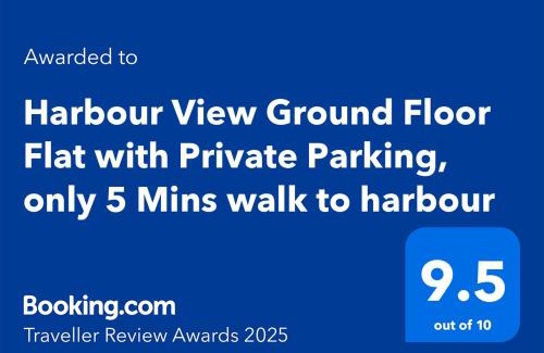Brixham Apartment | Harbour View Ground Floor Flat with Private Parking, only 5 Mins walk to harbour