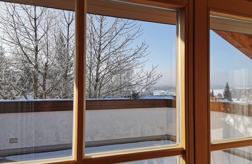 Haidmuhle Apartment | Haus Haidweg Wohnung 5 - 3 Zimmer, ca. 90 qm für 2-6 Personen im Dachgeschoss mit Balkon und großer Dachterrasse