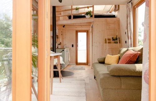 Moorfleet Boat Rental | Hausboot IRENE mit Kamin - Winter an der Dove Elbe