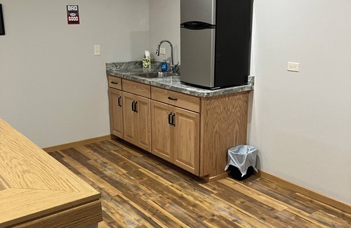 Pollock Cabin | Headquarters Lodge , Pollock’s newest lodging option , completed in January 2025