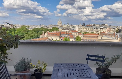 Odeon Apartment | Heart of Paris, amazing view, large terrace. Luxembourg garden downstairs.
